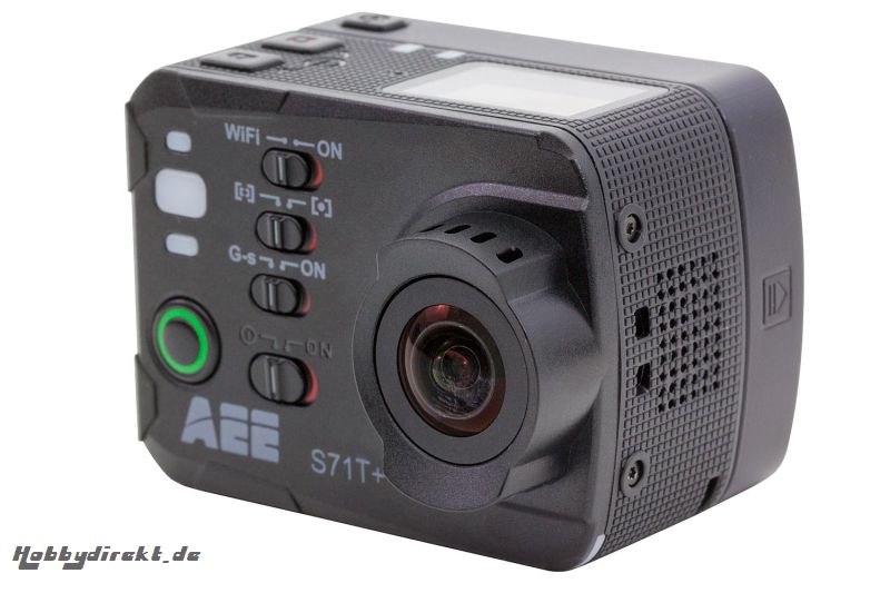 AEE Action-Camera S71T Plus 16MP UHD 4K, WiFi Remote Control, 2-Touchscreen, 10-fach Digitalzoom AEE 80000360