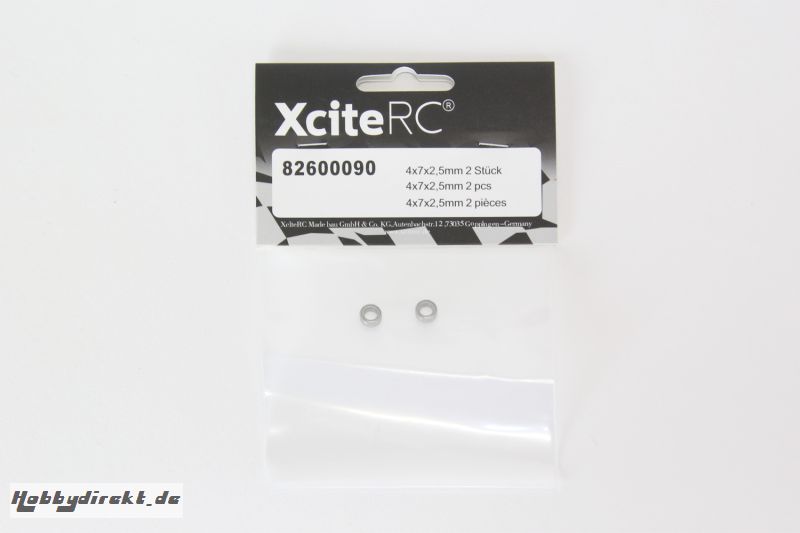 Kugellager 4x7x2,5mm 2 StÃ¼ck XciteRC 82600090