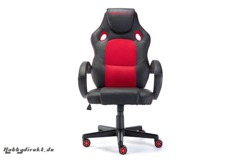 MOMO Design Gaming Chair Bürostuhl Chefsessel GC-002 mit Bluetooth Sound rot/schwarz MOMO-Design 83000011