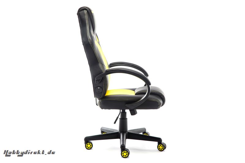 MOMO Design Gaming Chair BÃ¼rostuhl Chefsessel GC-002 mit Bluetooth Sound gelb/schwarz MOMO-Design 83000013