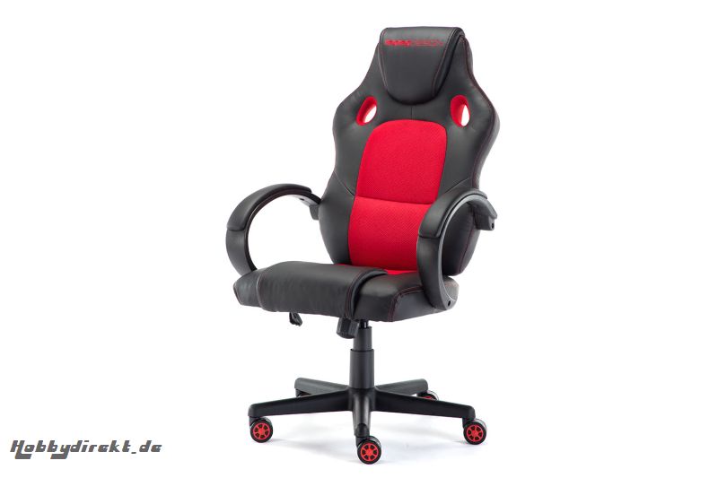 MOMO Design Gaming Chair Bürostuhl Chefsessel GC-001 rot/schwarz MOMO-Design 83000015