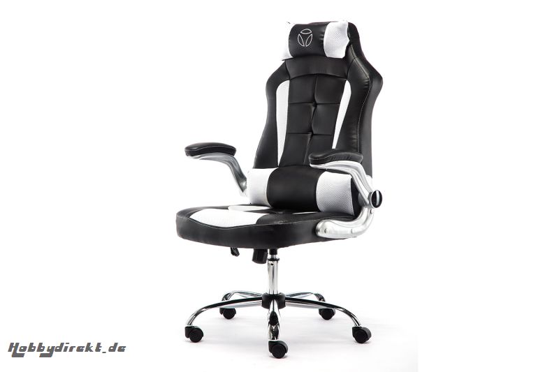 MOMO Design Gaming Chair Bürostuhl Chefsessel GC-003 weiß/schwarz MOMO-Design 83000018