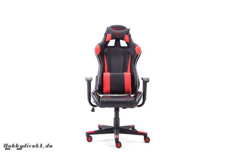 MOMO Design Gaming Chair Bürostuhl Chefsessel GC-004 mit Bluetooth Sound rot/schwarz MOMO-Design 83000023