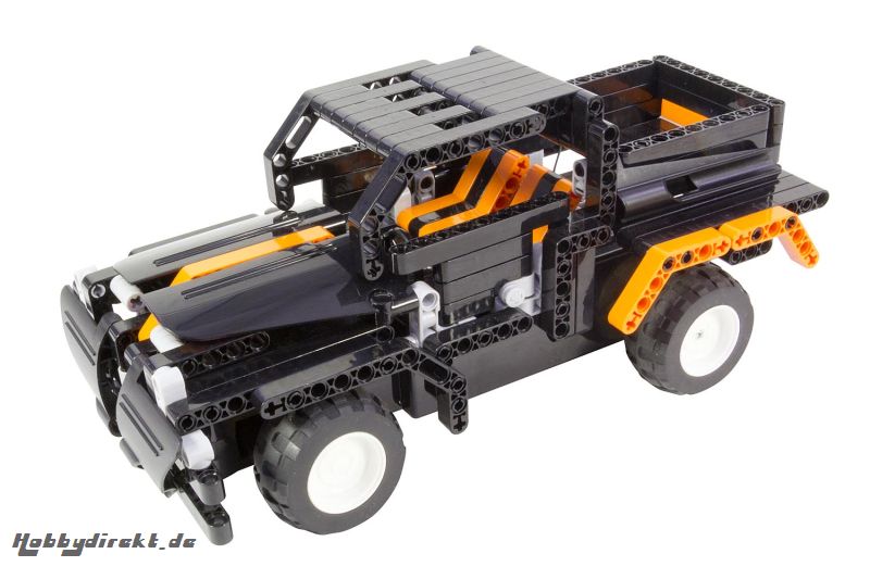 Teknotoys Active Bricks RC 2in1 SUV & Pick Up Truck schwarz mit Fernsteuerung Teknotoys 85000010