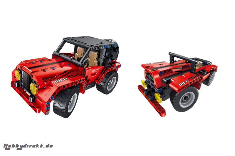 Teknotoys Active Bricks RC 2in1 Offroad-Cars mit Fernsteuerung rot Teknotoys 85000026