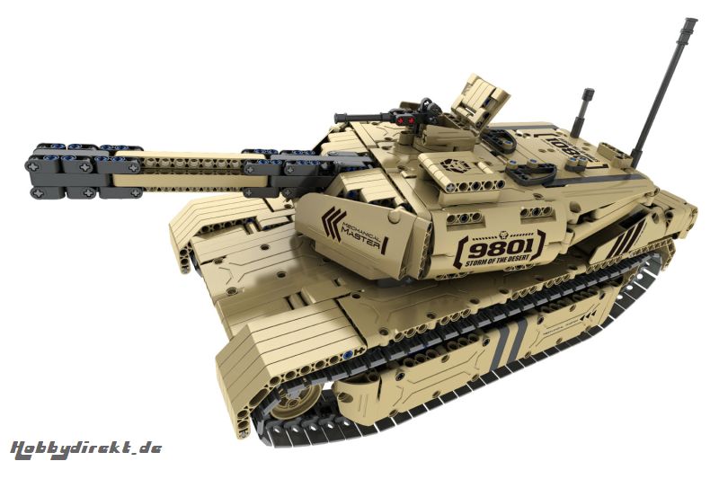 Teknotoys Active Bricks RC Panzer mit SchuÃŸfunktion - Konstruktionsbaukasten mit Fernsteuerung Teknotoys 85000030