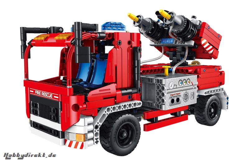 Teknotoys Active Bricks 2in1 Feuerwehrfahrzeug mit Löschkanone Teknotoys 85000054