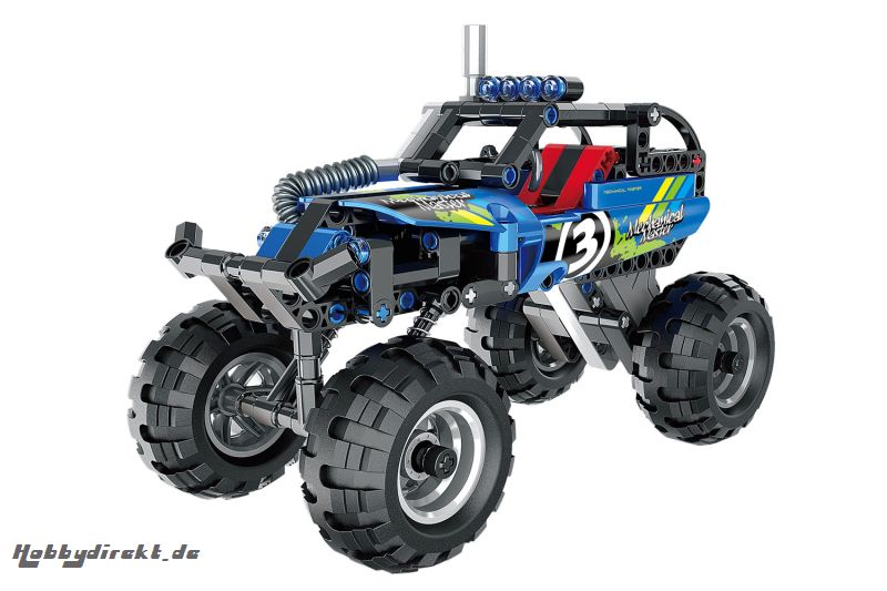 Teknotoys Active Bricks Pullback Off-Road Fahrzeug blau Teknotoys 85000062