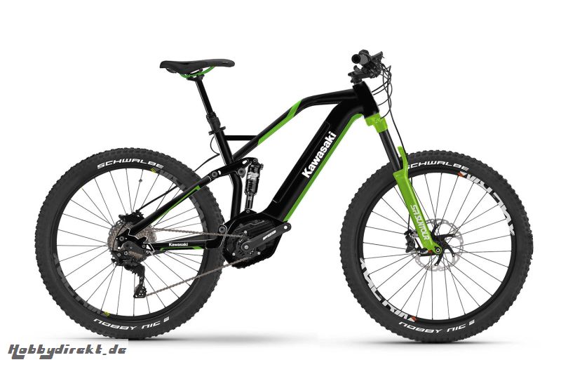 KAWASAKI KBX 2.0 Full Suspension Mountain Bike 27.5+ grün Bosch-Antrieb Kawasaki 87000210