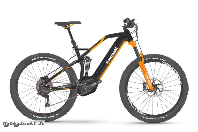 KAWASAKI KBX 2.0  Full Suspension Mountain Bike 27.5+ orange Bosch-Antrieb Kawasaki 87000213