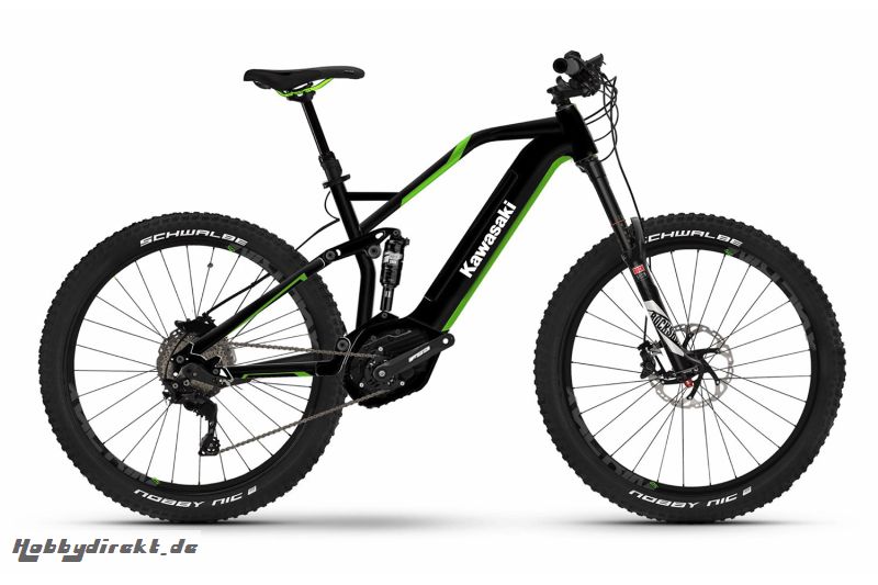 KAWASAKI KBX 4.0 Full Suspension Mountain Bike 27.5+ grün Bosch-Antrieb Kawasaki 87000290