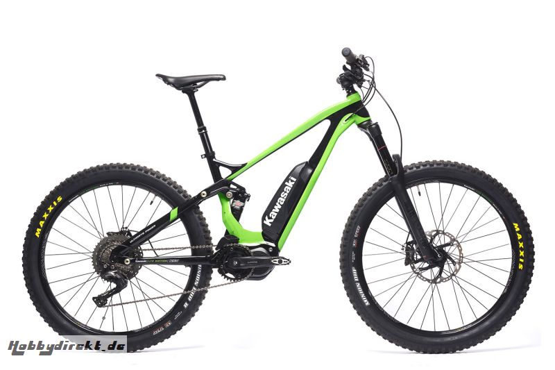 KAWASAKI KSX 8.3 Full Suspension Mountain Bike 27.5+ SHIMANO STEPS 8000 grün (L) Kawasaki 87000402