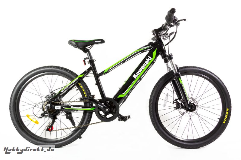 KAWASAKI Teen E-Bike 24â€œ Kawasaki 87000500