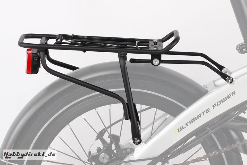 KAWASAKI Gepäckträger mit Rücklicht für Folding-Bike Kawasaki 87000950