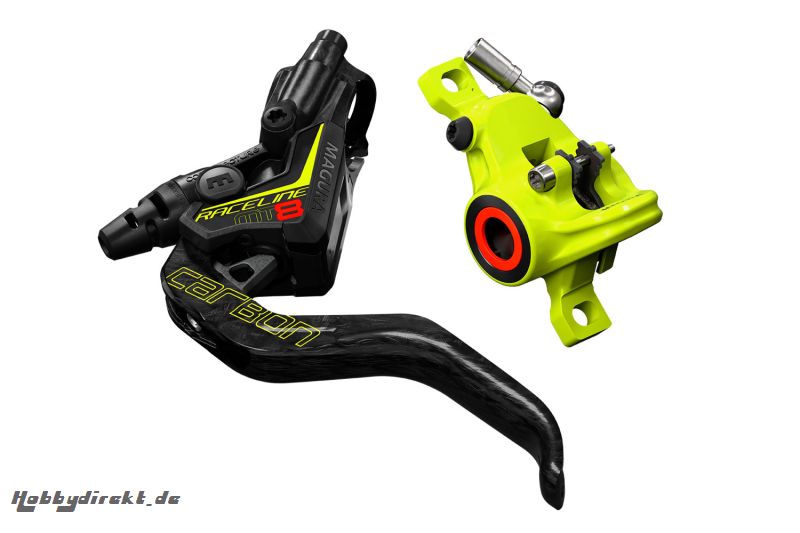 MAGURA MT8 Raceline, 1-Finger Carbolay-Hebel, links/rechts verwendbar, 2.200mm Leitungslänge, Einzelbremse, inkl. Zubehör (VE Magura 87010712