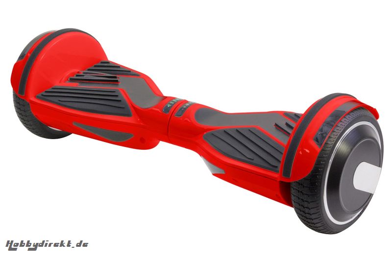 XciteRC Self-Balancing E-Scooter 3-Speed 6,5-Zoll Bluetooth rot mit Samsung-Akku und Fernsteuerung XciteRC 89000026