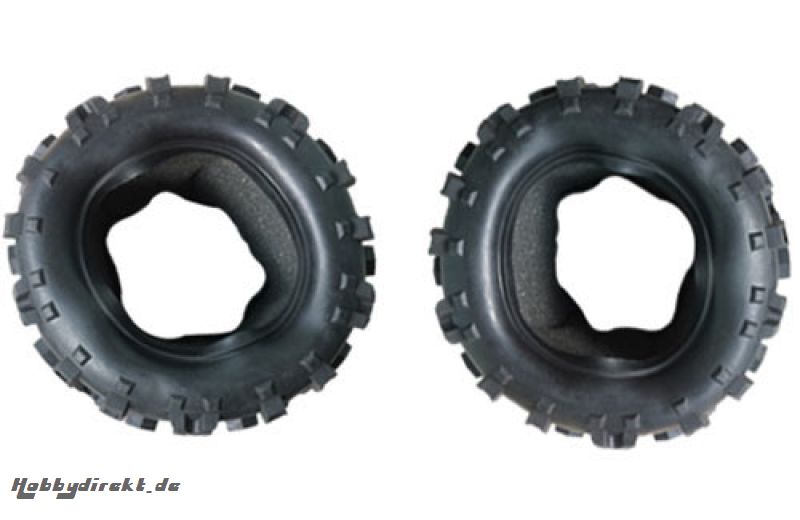 Truck Tires w/foams (2pcs)-Maximus, DHK