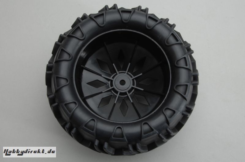 Wheels and Tyres Black(Pair)- Blaze RH