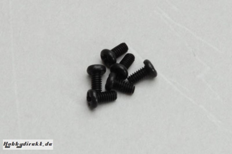 Round Cross Machine Screw  M2 x 4