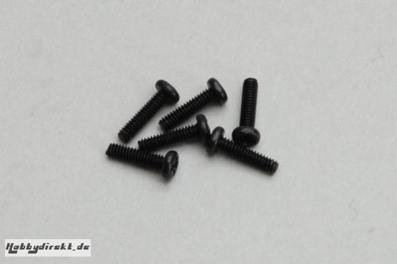 Round Cross Machine Screw  M2 x 6