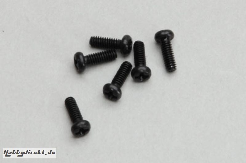 Round Cross Machine Screw  M2 x 8