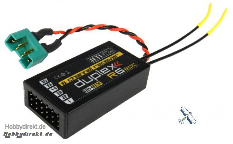 2.4GHz Jeti Duplex R6 2.4EX EPC Empfänger