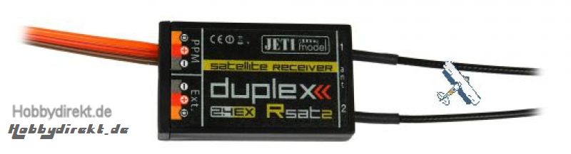 Duplex 2.4EX Satelliten Empfänger 2.4Ghz Typ 2