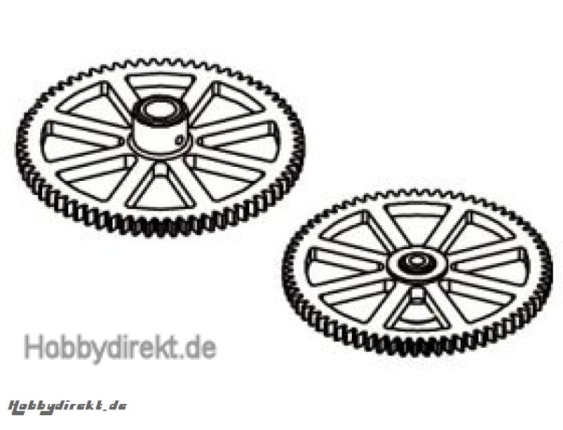 2&13 Zahnradsatz Hauptrotor Krick 18156