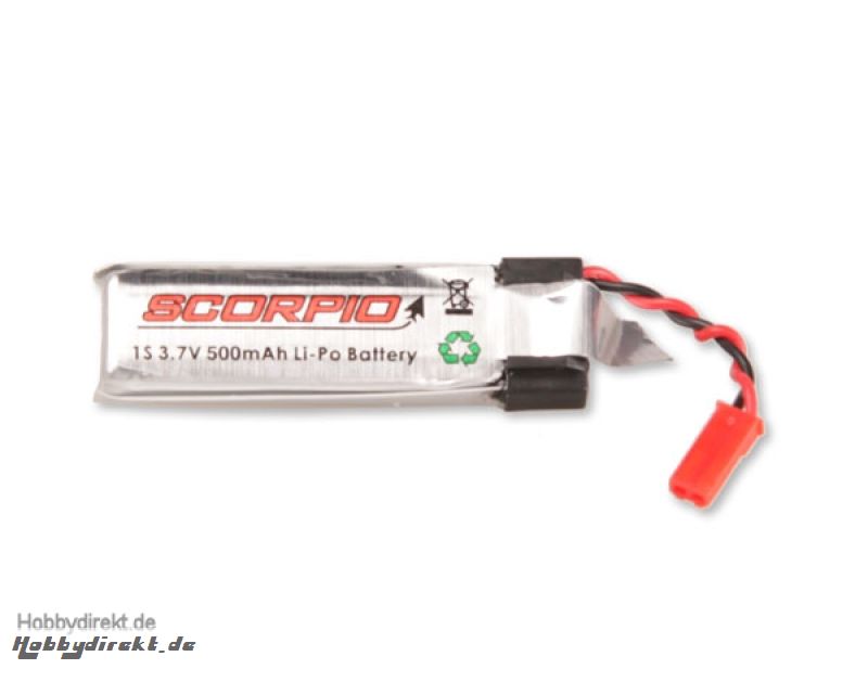 H15 Ersatzakku  3,7V/500 mAh Krick 18530