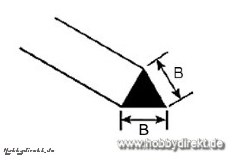 MRT-125 Dreikantstab 60° 3,2x250mm (5) Krick 190846