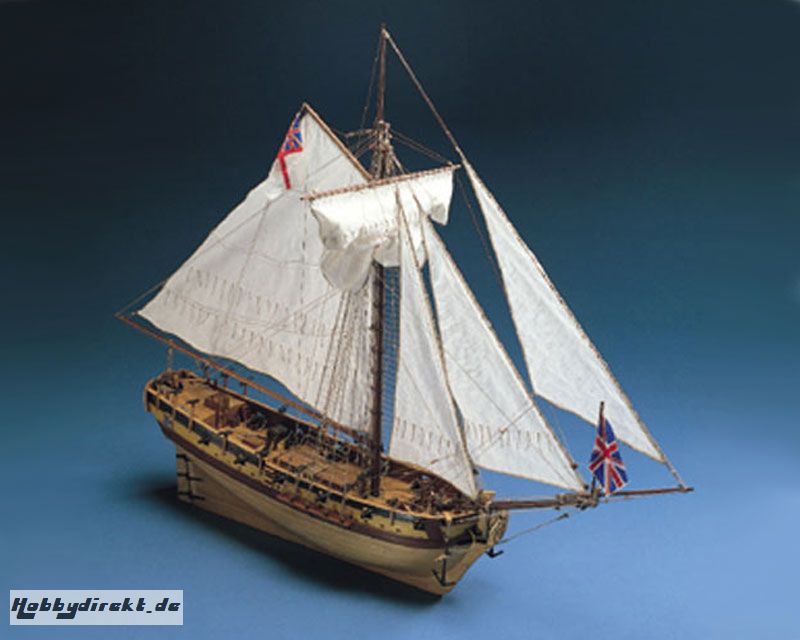 HMS Resolution 1:50 Baukasten Krick 20195