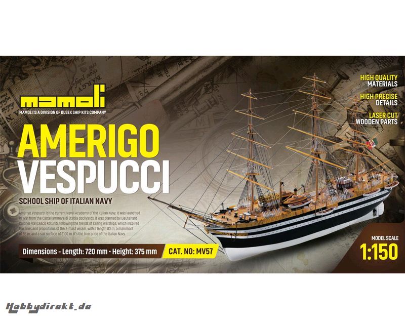 Amerigo Vespucci  Bausatz 1:1 Krick 21757