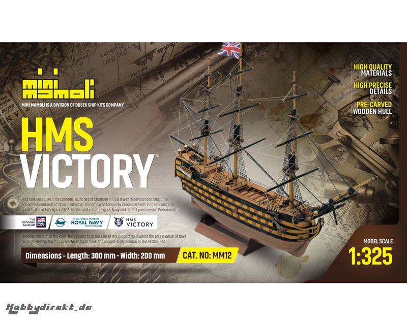 HMS Victory Bausatz 1:325 Min Krick 21812