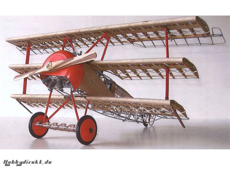 Fokker DR1 Dreidecker 1:16 Standmodell Krick 24040