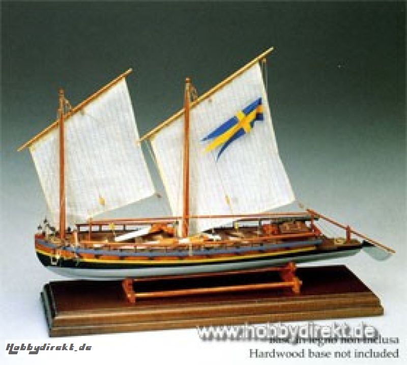 Schwedisches Kanonenboot 1775  Baukasten Krick 25007