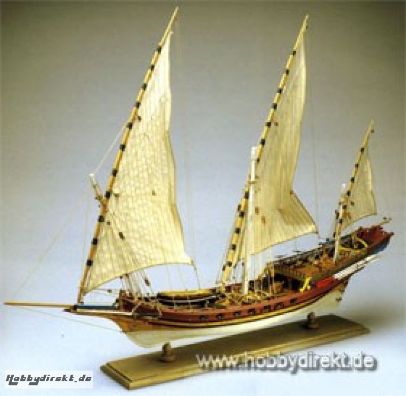 Sciabecco Piratenschiff 1753 Baukasten Krick 25027