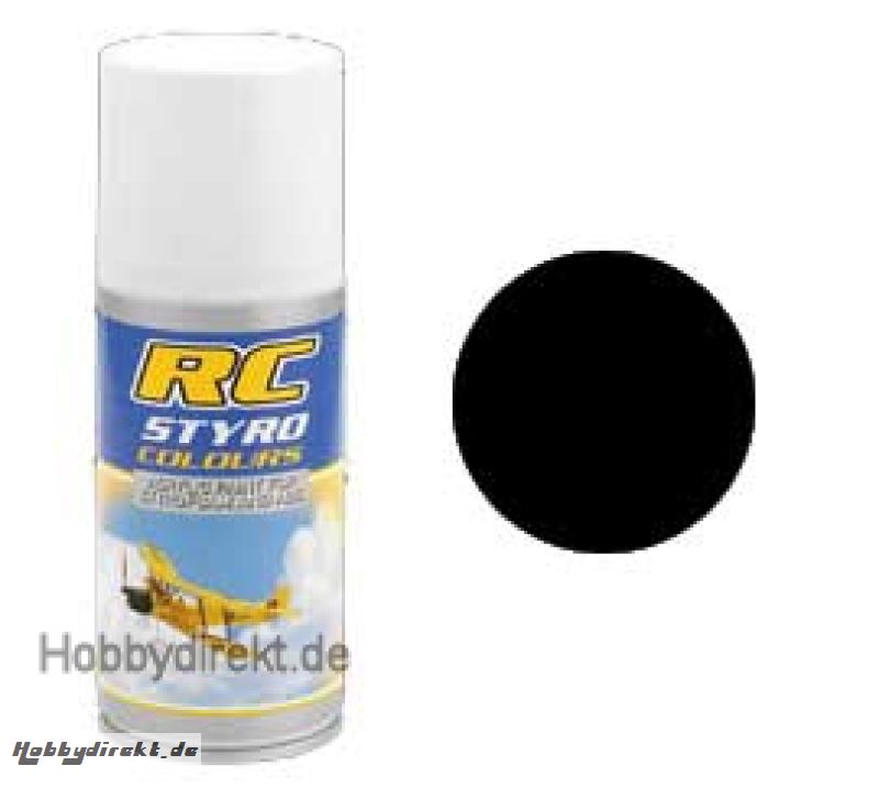 RC Styro 610 schwarz   150 ml Spraydose Krick 316610