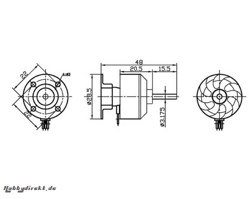 MAX Aero BL Motor C282 1200 K Krick 42462