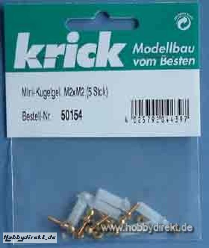 Mini-Kugelgel. M2xM2 (5 Stck) Krick 50154