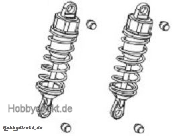 Vordere Stoßdämpfer  kpl. (2) Krick 646005