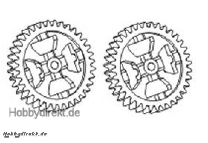 Differentialzahnrad mitte 36 Zähne (2) Krick 646021