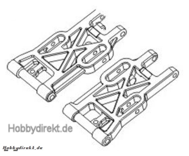 Hintere Querlenker unten (2) Krick 646027