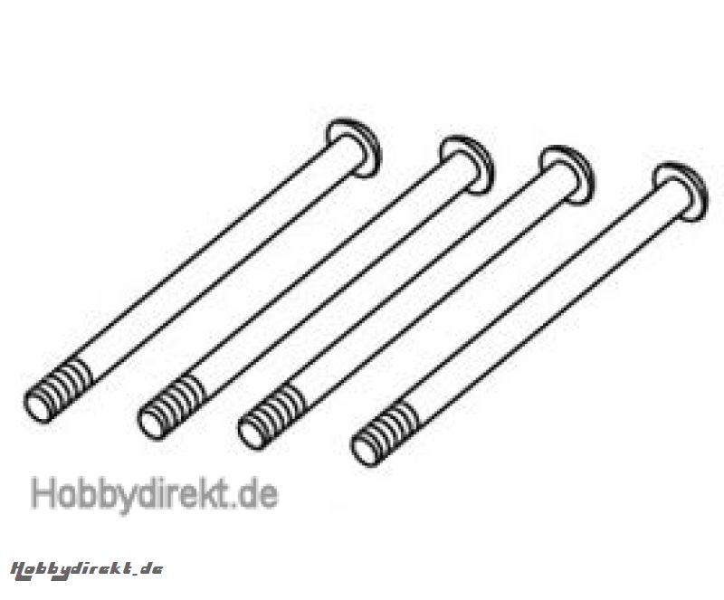 Querlenkerschrauben unten lang (4) Krick 646053