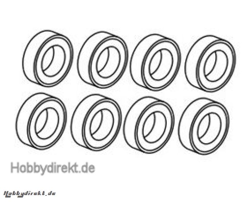 Kugellager 6x10x3 (8) Krick 646056