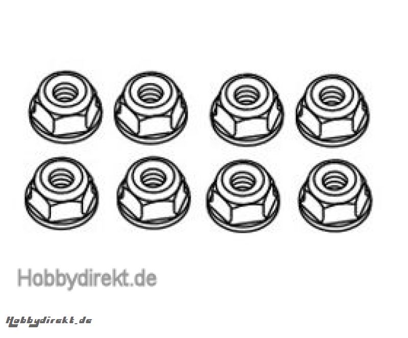 Stoppmutter M4 (8) Krick 646064