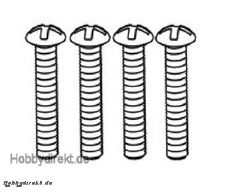 Linsenkopfschraube M3x18 mm (4) Krick 646072