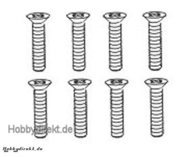 Senkkopfschraube M3x12 mm (8) Krick 646083