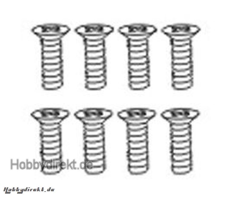 Senkkopfschraube M3x8 mm (8) Krick 646084