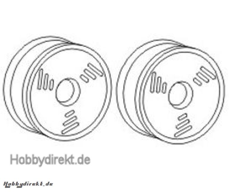 Buggyfelgen 1:16 (2) Krick 646100