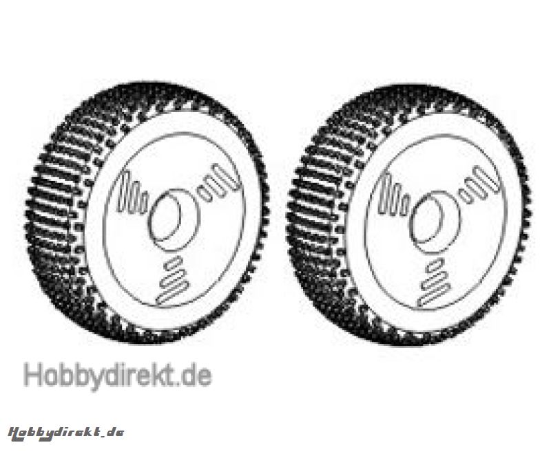 Buggyräder kpl. 1:16 (2) Krick 646101